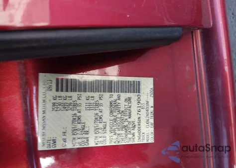 2013 Nissan Frontier Sv z USA, uszkodzony, nr VIN 1N6AD0ER6DN761900